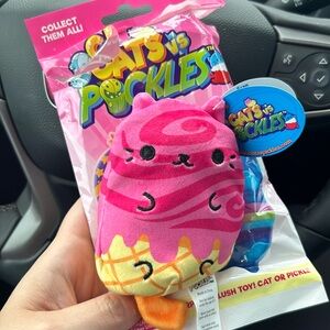 Strawberry Swirl Cats vs Pickles